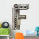 Metal letter Wall Mural