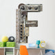 Metal letter Wall Mural