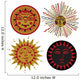 four kinds of sun in the old Russian style 