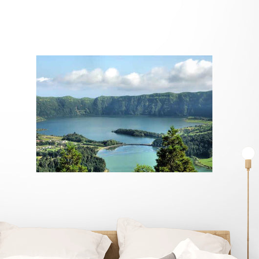 Lakes Volcanic Crater Wall Decal