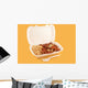 styrofoam take-out  container with Chinese food Wall Mural