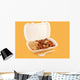 styrofoam take-out  container with Chinese food Wall Mural