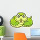 Vector Illustration of Cartoon Snake Wall Decal