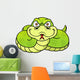Vector Illustration of Cartoon Snake Wall Decal