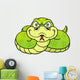 Vector Illustration of Cartoon Snake Wall Decal