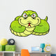 Vector Illustration of Cartoon Snake Wall Decal