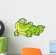 Vector illustration of Cartoon crocodile Wall Decal