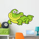 Vector illustration of Cartoon crocodile Wall Decal