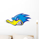 fast duck mascot Wall Decal