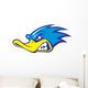 fast duck mascot Wall Decal