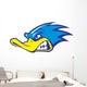 fast duck mascot Wall Decal