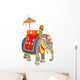 Decorated Elephant Indian Festival Wall Decal