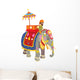 Decorated Elephant Indian Festival Wall Decal