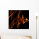Abstract Fire Illustration Wall Decal