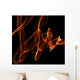 Abstract Fire Illustration Wall Decal