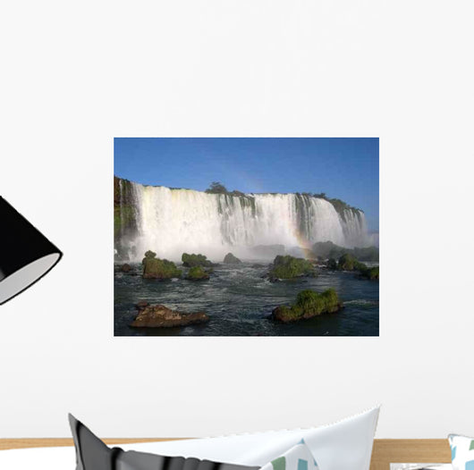 Waterfall and Rainbow Wall Decal