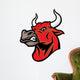 bull mascot Wall Decal