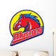 Mustang Head Mascot Wall Decal