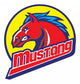 Mustang Head Mascot Wall Decal