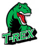 t-rex mascot Wall Decal