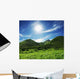 Summer Green Hills Wall Decal Design 1