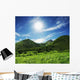 Summer Green Hills Wall Decal Design 1