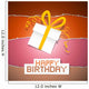 Happy Birthday Torn Paper Retro Background 