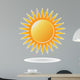 Bright Powerful Sun Wall Decal