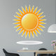 Bright Powerful Sun Wall Decal