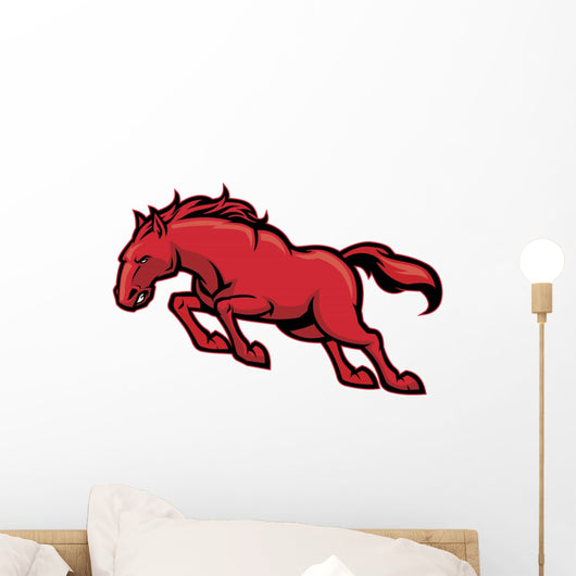 wild horse running Wall Decal