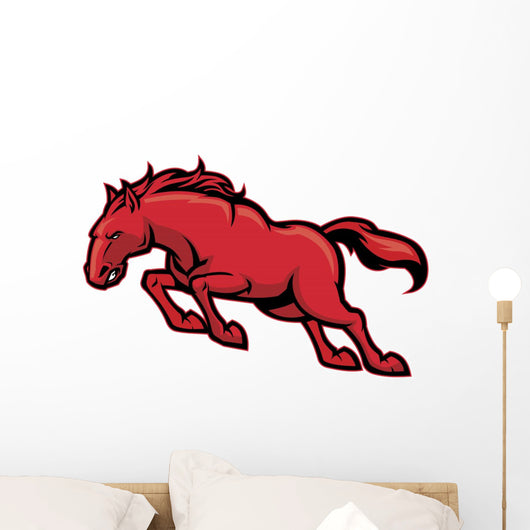 wild horse running Wall Decal