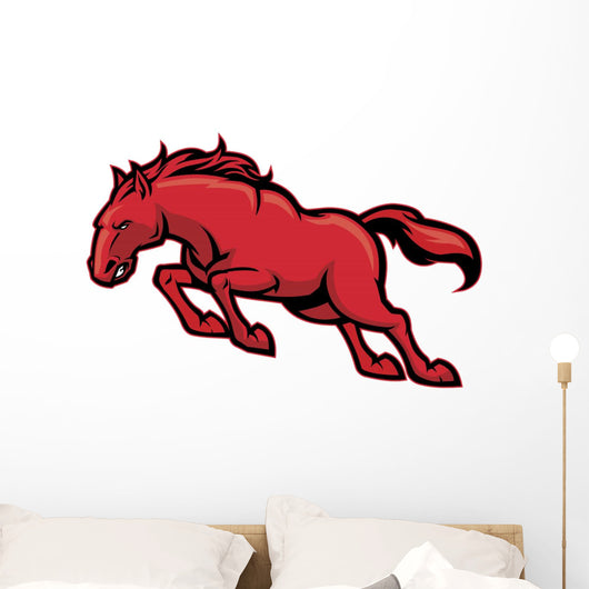 wild horse running Wall Decal