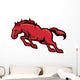 wild horse running Wall Decal
