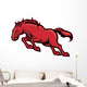 wild horse running Wall Decal