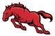 wild horse running Wall Decal
