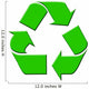 environnement recyclage recycler Wall Decal
