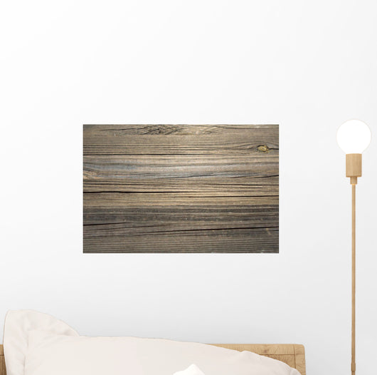 Dark Wood Boards Pattern Wall Decal