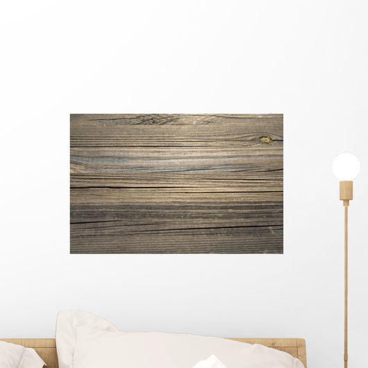 Dark Wood Boards Pattern Wall Decal