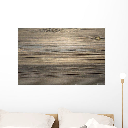 Dark Wood Boards Pattern Wall Decal