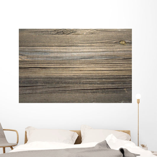 Dark Wood Boards Pattern Wall Decal
