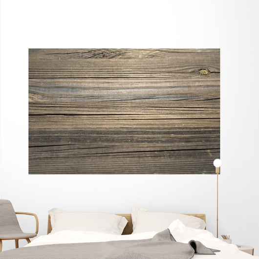 Dark Wood Boards Pattern Wall Decal