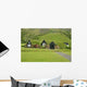 Iceland Tradition Houses Wall Decal