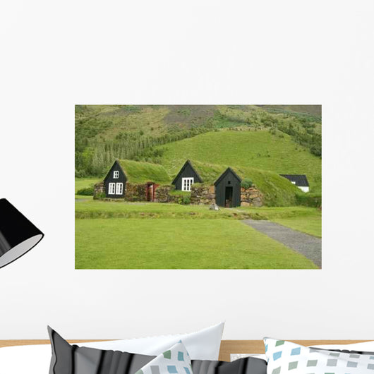 Iceland Tradition Houses Wall Decal