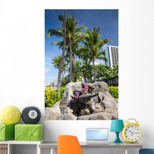 Hawaii Oahu Waikiki Wall Decal