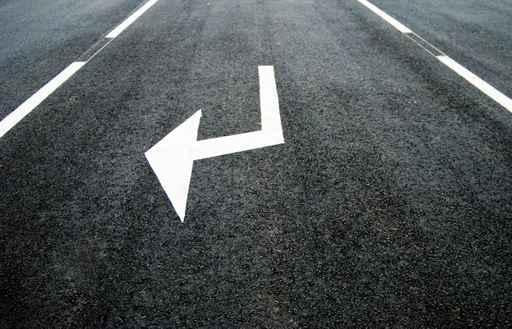 Road Arrow Wall Decal
