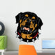 rottweiler head Wall Decal