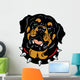 rottweiler head Wall Decal