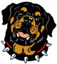 rottweiler head Wall Decal