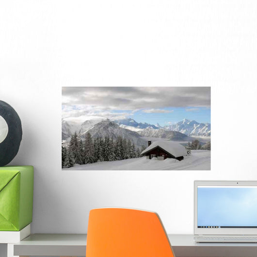 Around Aletsch Glacier Wall Decal Design 2