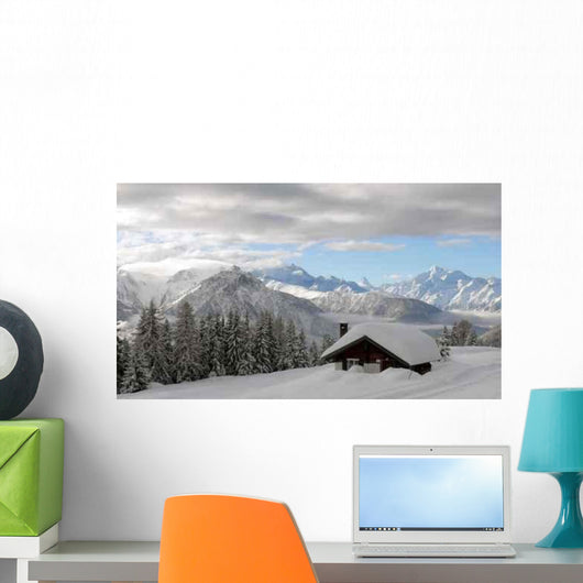 Around Aletsch Glacier Wall Decal Design 2